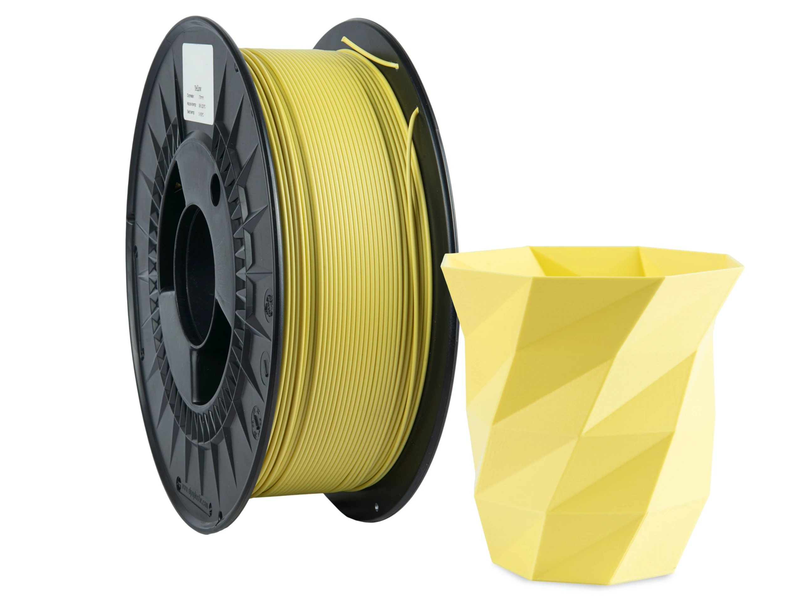 Филамент B2N Filament PLA MATTE 1.75mm жълт 1kg